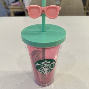 Starbucks Europe sunglasses cold cup 16 oz